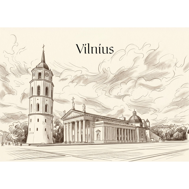 Sieninis kabinamas kalendorius trijų dalių TRIO 30x66 cm.