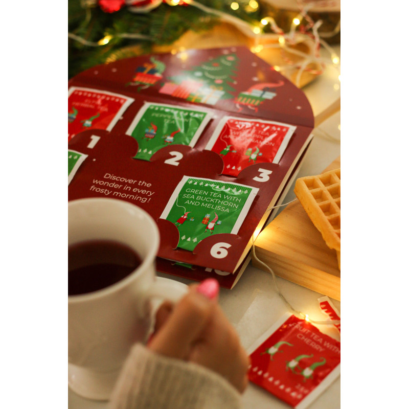 Elfo arbatų advento kalendorius, Acorus, 24 pakeliai, 8 skoniai