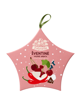 Šventinė vaisinė arbata su vyšniomis ir čili, Žolynėlis, 30 g., 10 pakelių