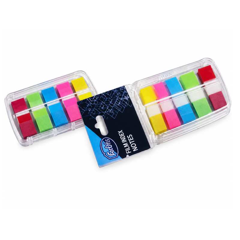 Indeksai žymekliai plastikiniai FOROFIS 12x44mm. 30x5 sp. įp.72