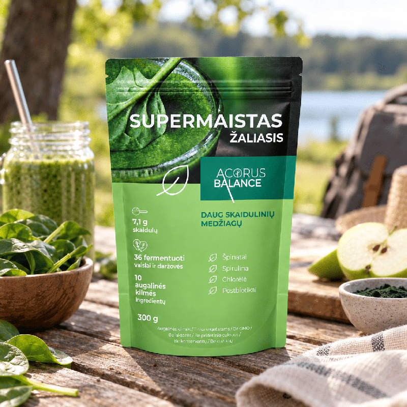 Superfood Green, Acorus Balance, 300 g