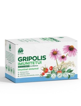 GRIPOLIS herbal tea for immune support with echinacea, ŠVF, 20 tea bags