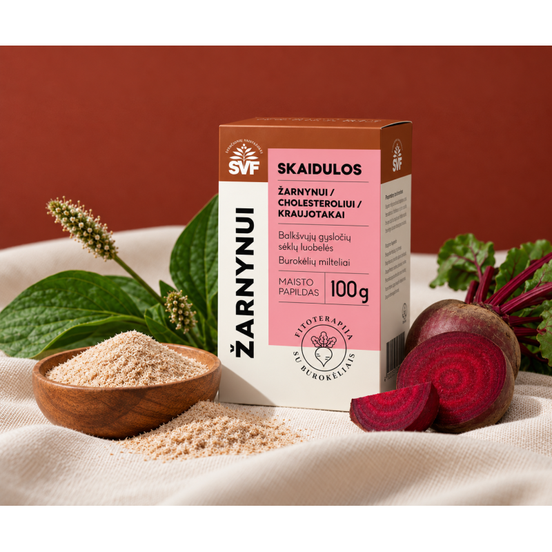 Skaidulos žarnynui su burokėliais, Švenčionių vaistažolės, 100 g