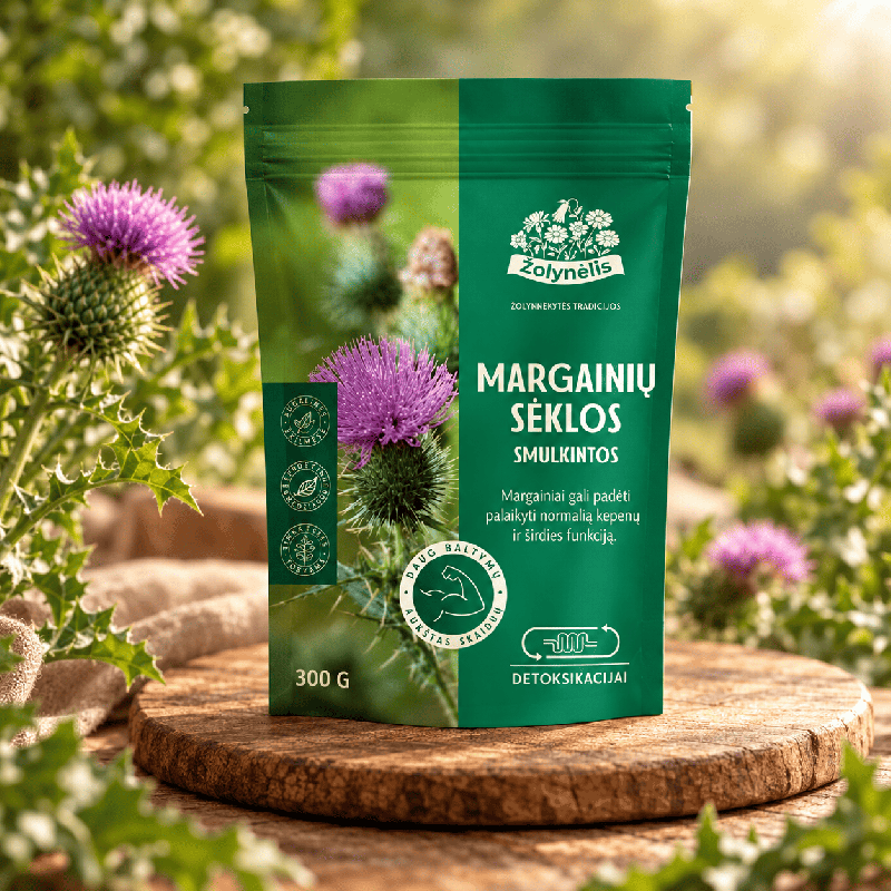 Margainių sėklos smulkintos, Žolynėlis, 300 g