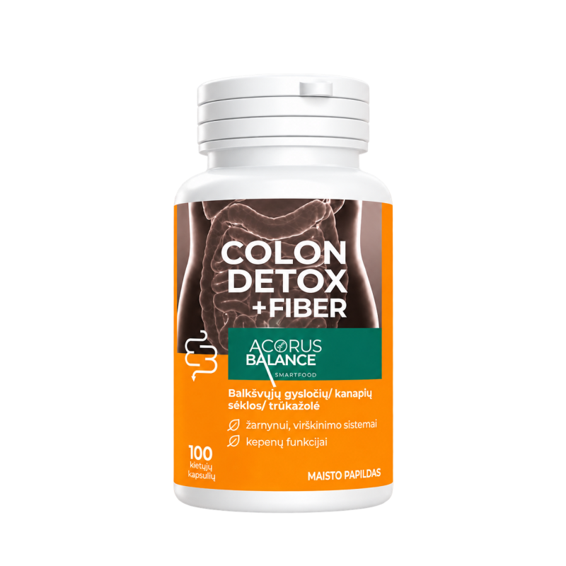 Acorus Balance Colon Detox + fiber | Onelife.lt