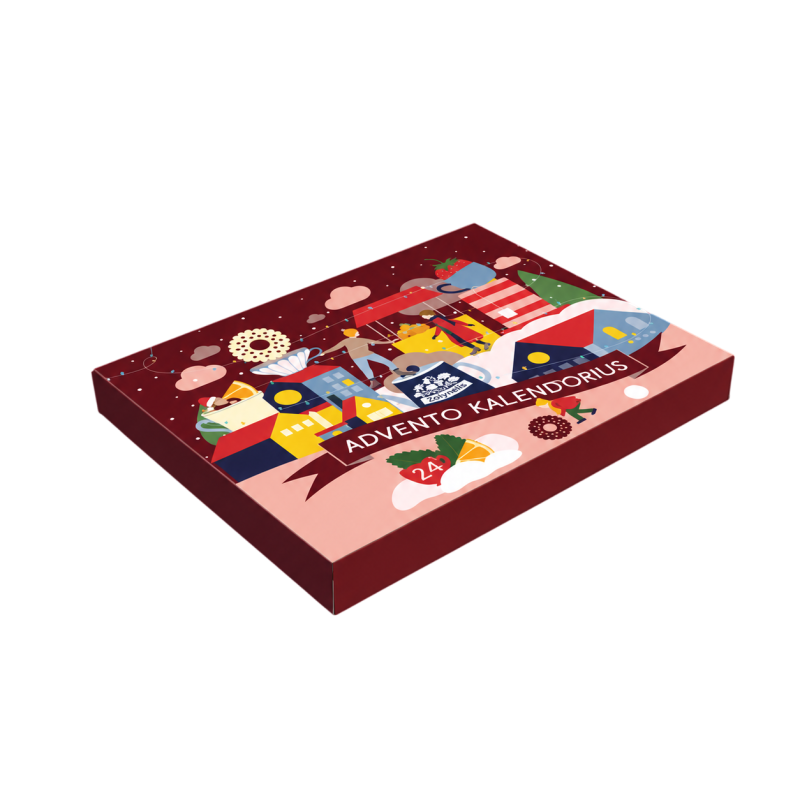 Advent calendar tea selection box, Žolynėlis, 24 tea bags, 6 flavours