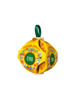 Kalėdinis žaisliukas su vaisine arbata, ETNO, 40 g,