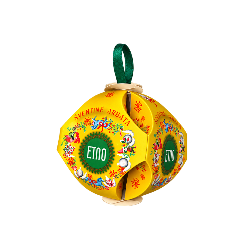Kalėdinis žaisliukas su vaisine arbata, ETNO, 40 g,