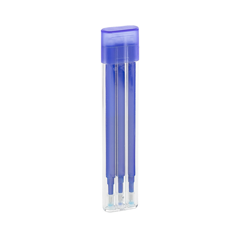 Gelio šerdelės GR-1609 (nutrinamos) 3vnt., mėlynos spalvos