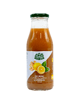 Citrinų arbatos koncentratas su imbieru, Žolynėlis, 500 ml.