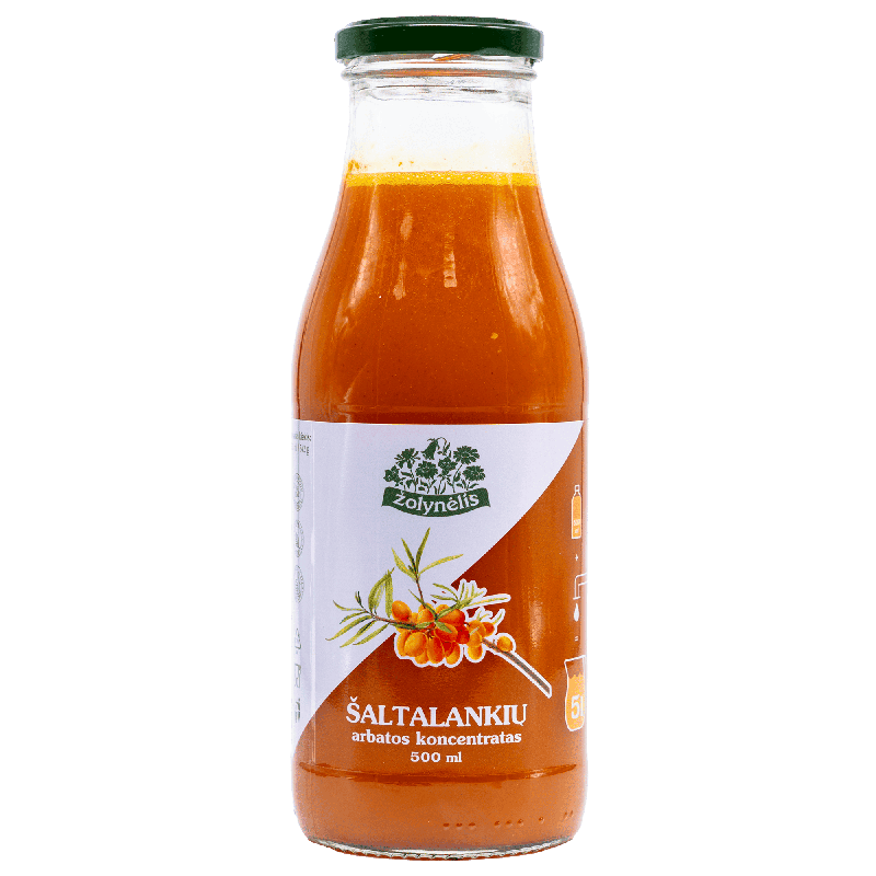 Šaltalankių arbatos koncentratas, Žolynėlis, 500 ml | Onelife.lt