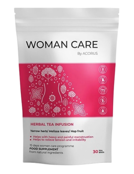 Woman care, arbata, Acorus, 30 pakelių
