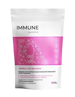 Immune, arbata, Acorus, 30 pakelių