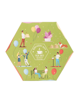 Birthday gift tea selection, Acorus, 60 tea bags, 6 flavours