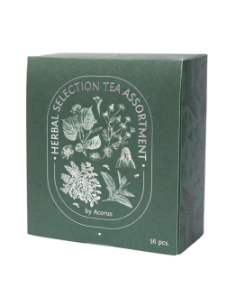 Herbal tea selection, Acorus, 40 tea bags, 4 flavours