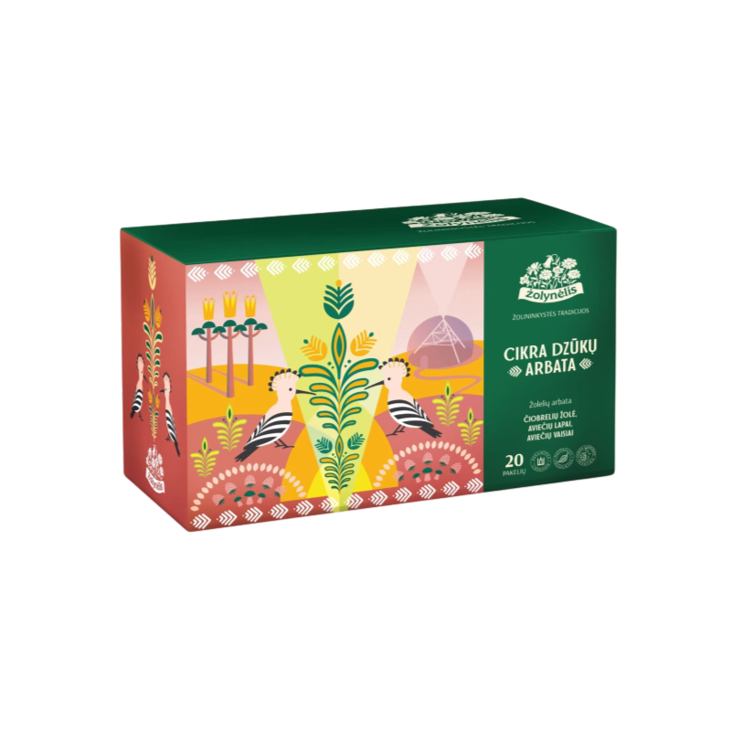 Cikra dzūkų herbal tea, Žolynėlis, 20 tea bags