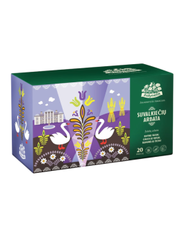 Suvalkiečių arbata (Suvalkija Tea) herbal tea, Žolynėlis, 20 tea bags