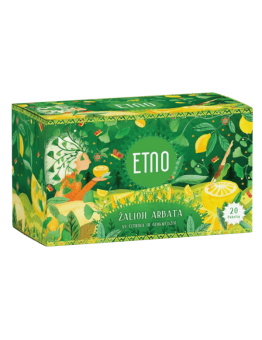 Žalioji arbata su citrina ir ginkmedžiu, ETNO, 20 vnt.