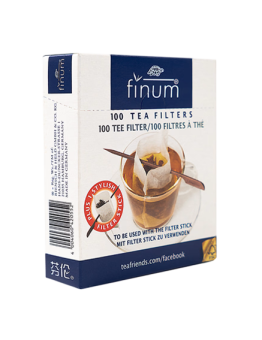 Pakabinami arbatos filtrai puodeliui, su filtro laikikliu, finum, 100vnt.