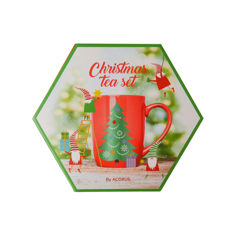 Christmas tea selection box, Acorus, 60 tea bags, 6 flavours