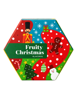 Fruity Christmas tea selection box, Acorus, 60 tea bags, 6 flavours