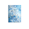 Darbo knyga KANCLERIS SPIRAL DAY 2027m., 140x190mm, BLUE FLOWER