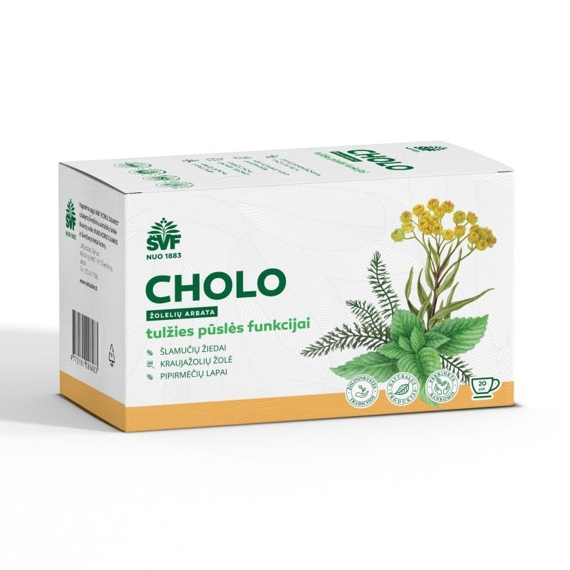 Žolelių arbata Cholo ŠVF, 20 vnt. | Onelife.lt