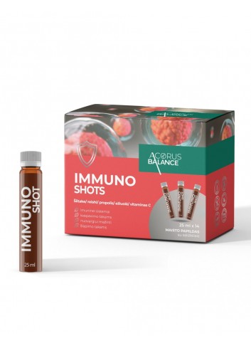 Immuno shots, Imuninei sistemai, Acorus Balance, 14 vnt.