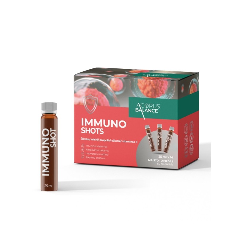 Immuno shots, Acorus Balance, 14 vnt.