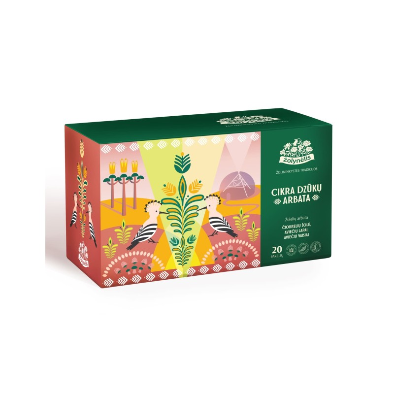 Žolelių arbata Cikra dzūkų arbata, 20 vnt.