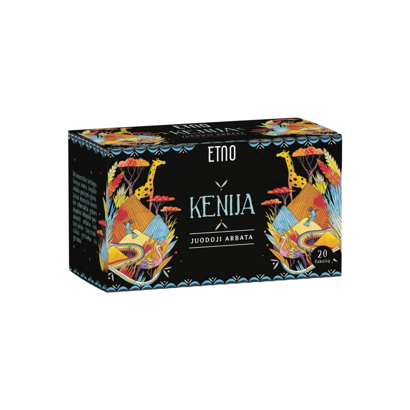 Juodoji arbata Kenija, ETNO, 20 vnt.