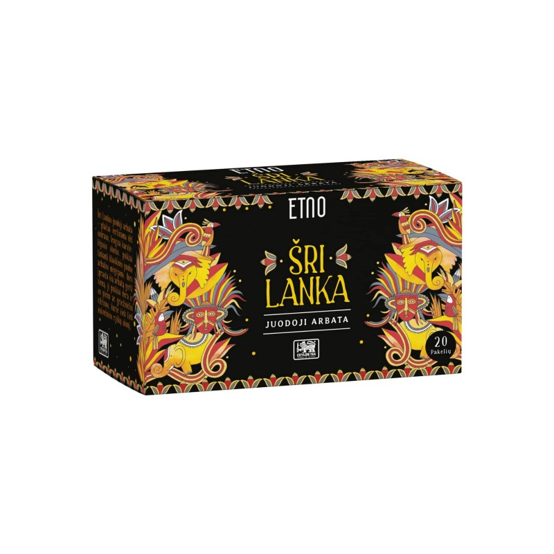 Juodoji arbata ETNO, Šri Lanka, 20 vnt.