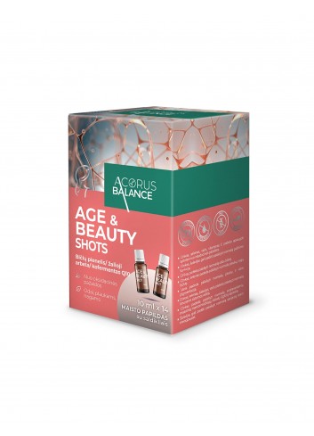 Age & beauty shots, odai, plaukams, nagams, Acorus Balance, 14 vnt.