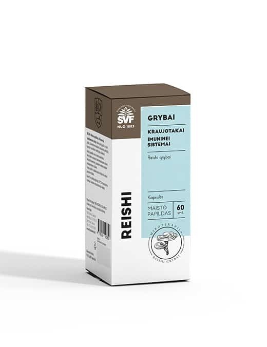 REISHI, grybai, maisto papildai, imuninei sistemai