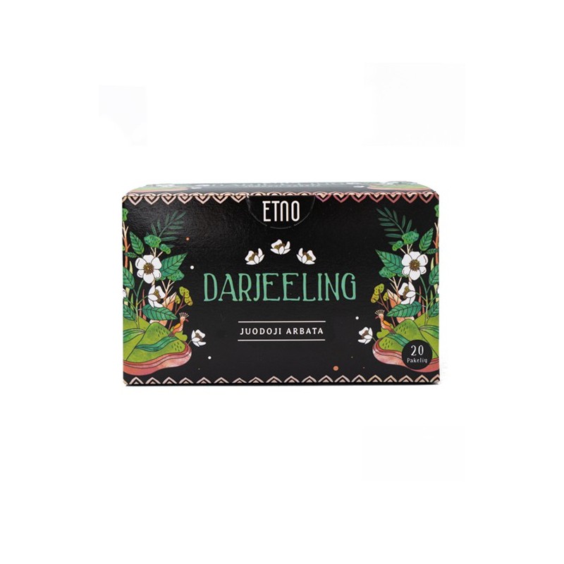 Juodoji arbata Darjeeling ETNO, 20 vnt.