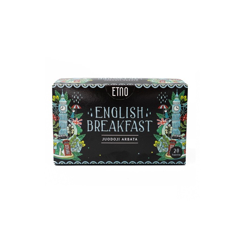 Juodoji arbata English breakfast ETNO
