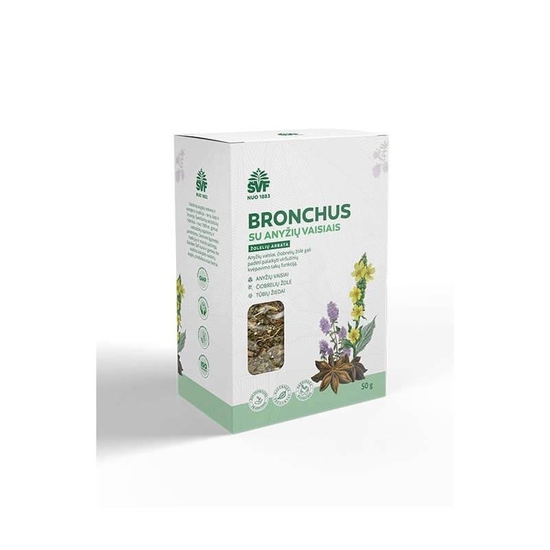 Arbata Bronchos su anyžių vaisiais ŠVF, 50 g