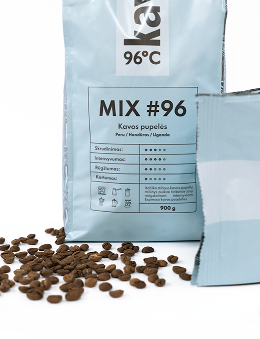 Kavos pupelės KAVA96°C, MIX 96, 900 g