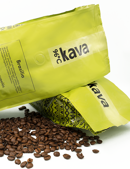 Kavos pupelės KAVA96°C, Brasilia, 900 g