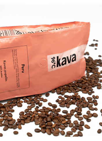 Kavos pupelės KAVA96°C, Peru, 900 g