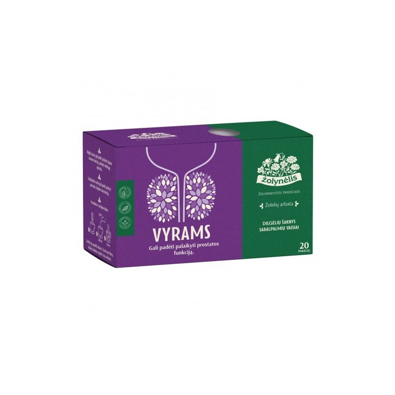 Žolelių arbata Vyrams ŽOLYNĖLIS, 20 vnt.