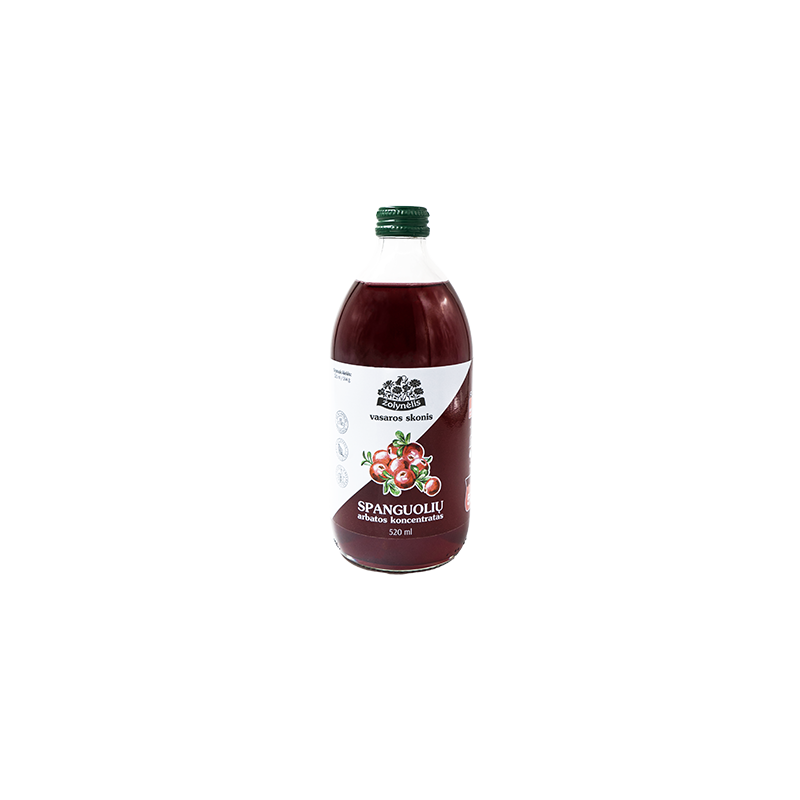 Cranberry tea concentrate, Žolynėlis, 4 pcs