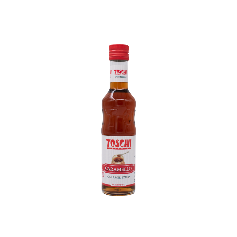 Caramello, karamelės skonio sirupas, TOSCHI, 250 ml