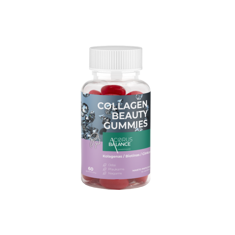 COLLAGEN BEAUTY GUMMIES Odai / plaukams / nagams, 60vnt.