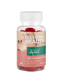 SLEEPING BEAUTY GUMMIES, odai ir miegui, 60 vnt.