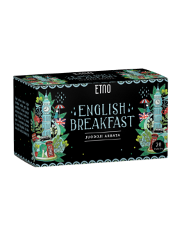 Juodoji arbata English breakfast ETNO, 20 vnt.