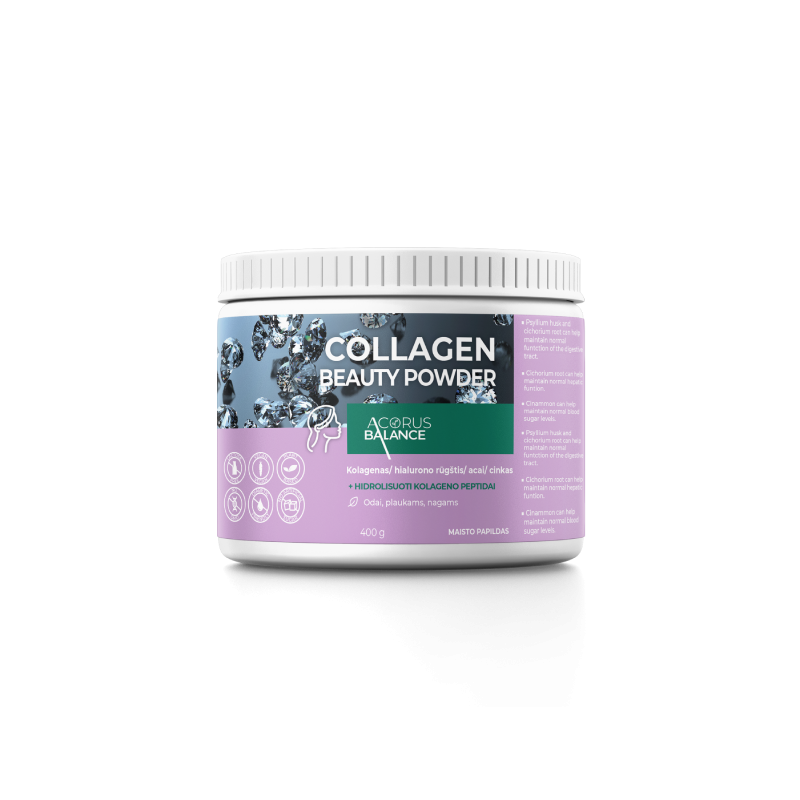 COLLAGEN BEAUTY powder, odai, plaukams, nagams, 400 g
