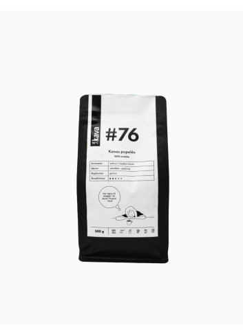 Kavos pupelės KAVA96°C, Nr.76, 500 g, Brazilija, Uganda, Kolumbija