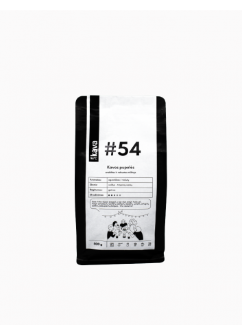 Kavos pupelės KAVA96°C, Nr.54, 500 g , Brazilija, Kosta Rika, Indija