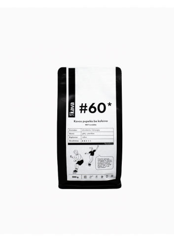 Kavos pupelės be kofeino KAVA96°C, Nr.60 DECAF, 500 g, Kolumbija